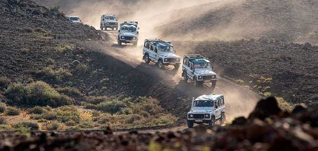 Excursión a Cofete en Fuerteventura en caravana de jeeps