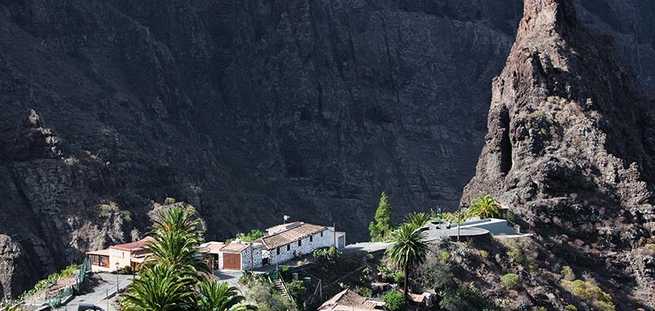 View of the Masca hamlet on the Jeep Safari excursion