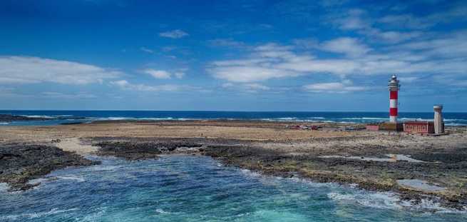 Le phare d’El Cotillo à Corralejo, Fuerteventura, un monument historique