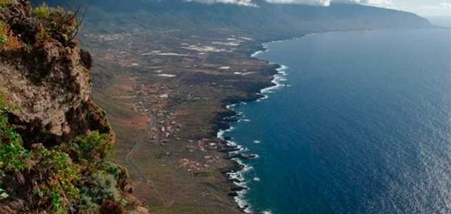 Vue de la municipalité de Frontera à El Hierro en privé